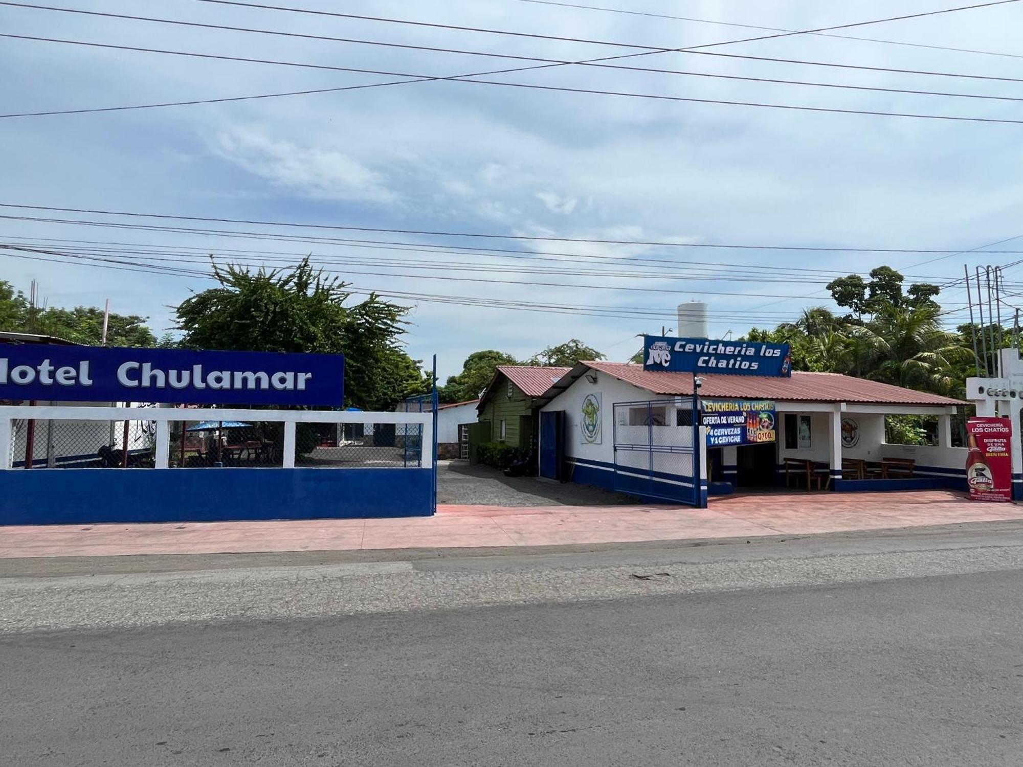 Hotel Chulamar, Piscina Y Restaurante 에스쿠인틀라 외부 사진